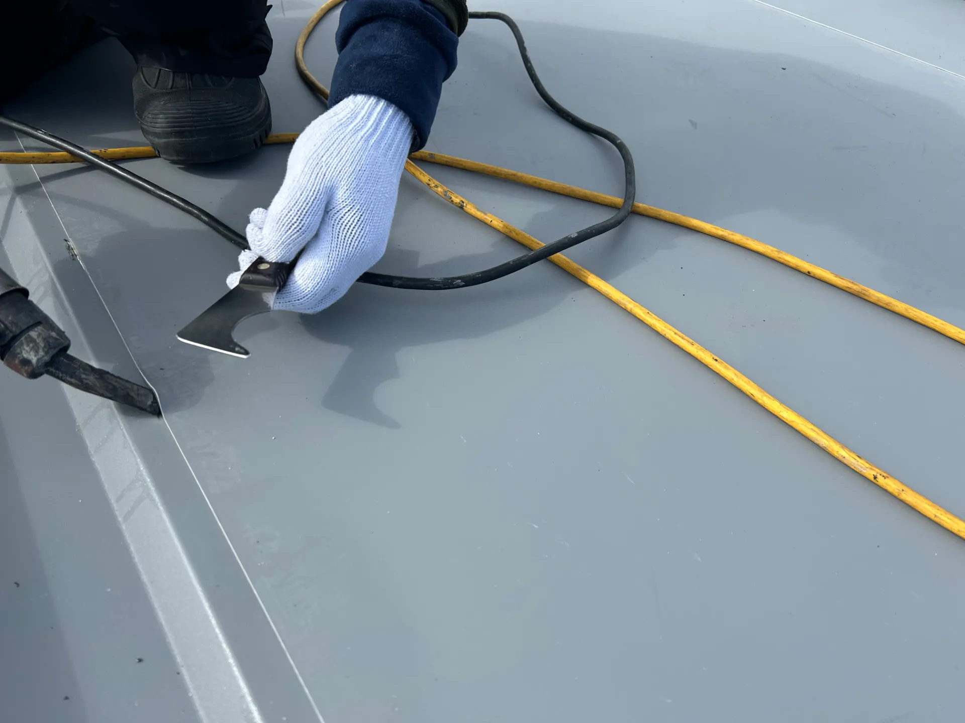 ​仕上げ前のチェック作業