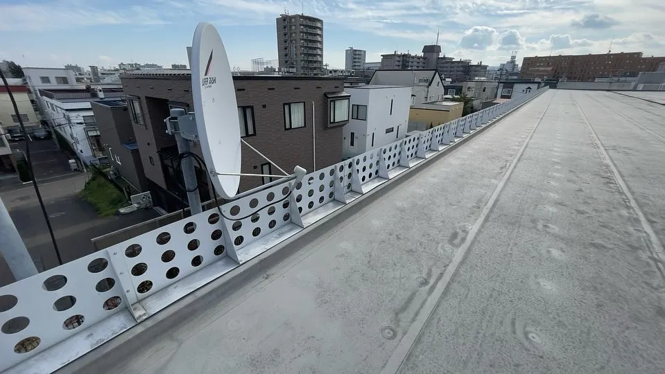 札幌市豊平区某施設の塩ビ防水工事です⭐︎